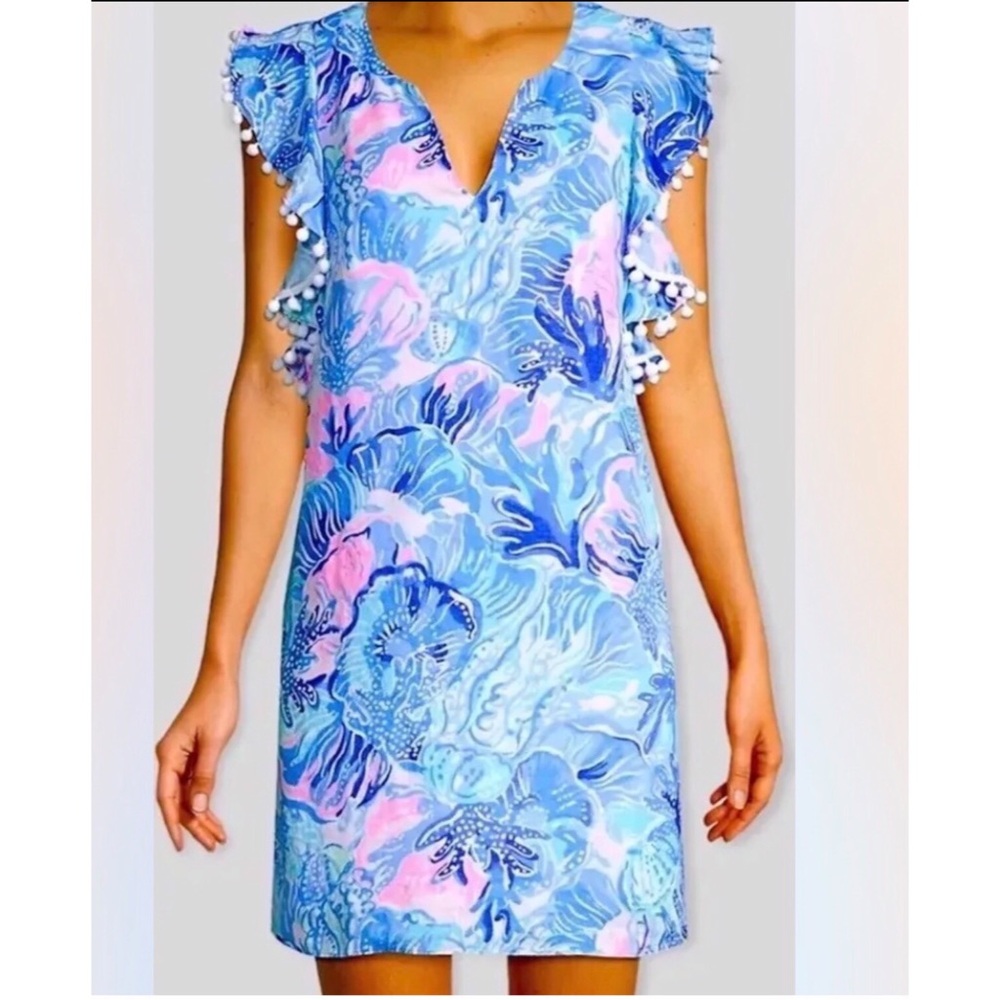 Lilly Pulitzer Astara Linen Dress Size S